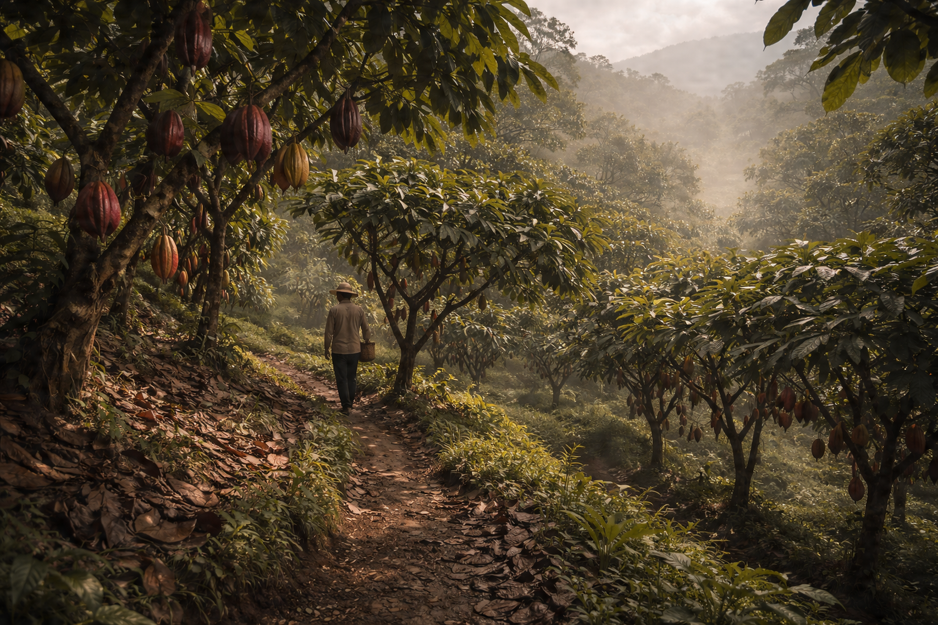 Ceremonial cacao estate in the mountains